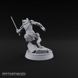 Hunting Pack Fans Out Gnoll Warrior B — Sword & Knife