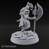 Hunting Pack Fans Out Gnoll Warrior C — Glaive & Knife