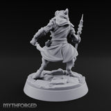 Hunting Pack Fans Out Gnoll Warrior C — Glaive & Knife