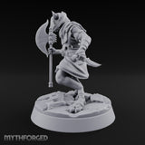 Hunting Pack Fans Out Gnoll Warrior C — Glaive & Knife