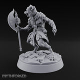 Hunting Pack Fans Out Gnoll Warrior C — Glaive & Knife