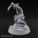 Hunting Pack Fans Out Gnoll Warrior D — Axe & Dagger