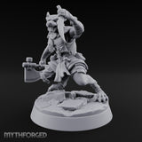Hunting Pack Fans Out Gnoll Warrior D — Axe & Dagger