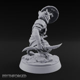 Hunting Pack Fans Out Gnoll Warrior D — Scimitar & Shield