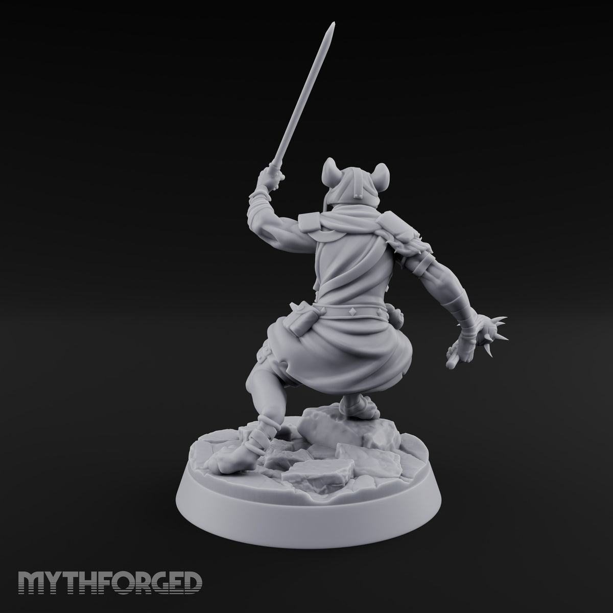 Hunting Pack Fans Out Gnoll Warrior D — Sword & Mace