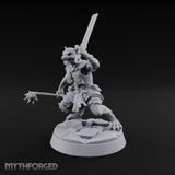 Hunting Pack Fans Out Gnoll Warrior D — Sword & Mace