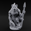 Shield Dragging Gnoll Warriors Miniature for Dungeons and Dragons, Pathfinder or other TTRPGs