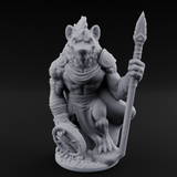 Shield Dragging Gnoll Warriors Miniature for Dungeons and Dragons, Pathfinder or other TTRPGs