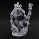 Shield Dragging Gnoll Warriors Miniature for Dungeons and Dragons, Pathfinder or other TTRPGs