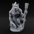Shield Dragging Gnoll Warrior B Miniature for Dungeons and Dragons, Pathfinder or other TTRPGs