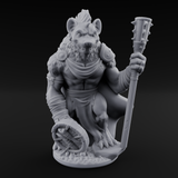 Shield Dragging Gnoll Warriors Miniature for Dungeons and Dragons, Pathfinder or other TTRPGs