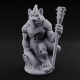 Shield Dragging Gnoll Warriors Miniature for Dungeons and Dragons, Pathfinder or other TTRPGs