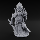 Flame Palming Gnome Pyromancer A Miniature for Dungeons and Dragons, Pathfinder or other TTRPGs