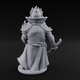 Flame Palming Gnome Pyromancer A Miniature for Dungeons and Dragons, Pathfinder or other TTRPGs