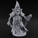 Flame Palming Gnome Pyromancers Miniature for Dungeons and Dragons, Pathfinder or other TTRPGs