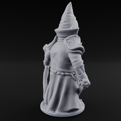 Flame Palming Gnome Pyromancer B Miniature for Dungeons and Dragons, Pathfinder or other TTRPGs
