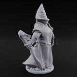 Flame Palming Gnome Pyromancer B Miniature for Dungeons and Dragons, Pathfinder or other TTRPGs