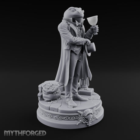 Goblet Inspecting Top Hat Clutching Frogfolk Gentleman gallery 2
