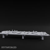 Goblet-Strewn Cloth-Draped Noble Dining Feasting Tables Miniature for Dungeons and Dragons, Pathfinder or other TTRPGs