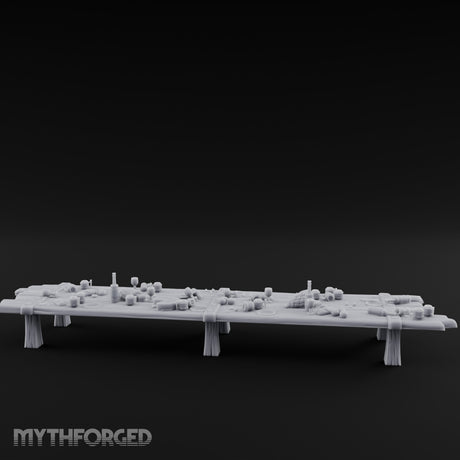 Goblet-Strewn Cloth-Draped Noble Dining Feasting Tables Miniature for Dungeons and Dragons, Pathfinder or other TTRPGs