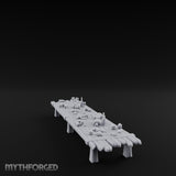Goblet-Strewn Cloth-Draped Noble Dining Feasting Tables Miniature for Dungeons and Dragons, Pathfinder or other TTRPGs