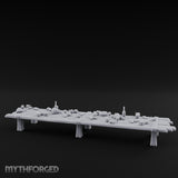 Goblet-Strewn Cloth-Draped Noble Dining Feasting Tables Miniature for Dungeons and Dragons, Pathfinder or other TTRPGs
