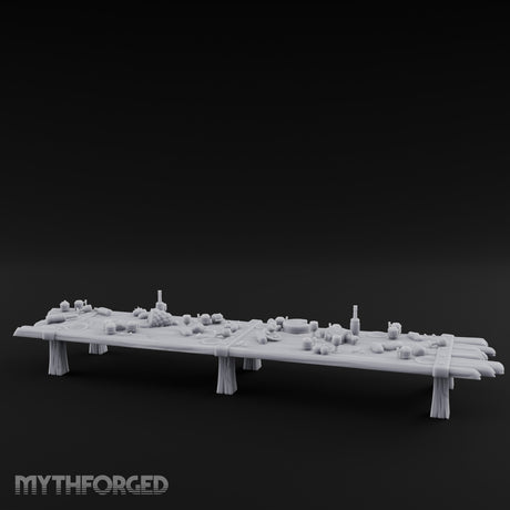 Goblet-Strewn Cloth-Draped Noble Dining Feasting Tables Miniature for Dungeons and Dragons, Pathfinder or other TTRPGs