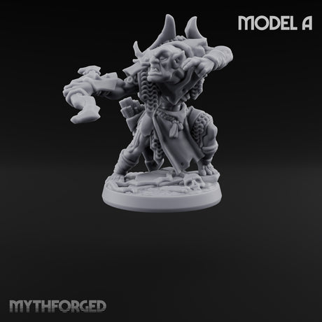 Volley Before Breakfast Goblin Archers and Shaman — A · Bald + Bald