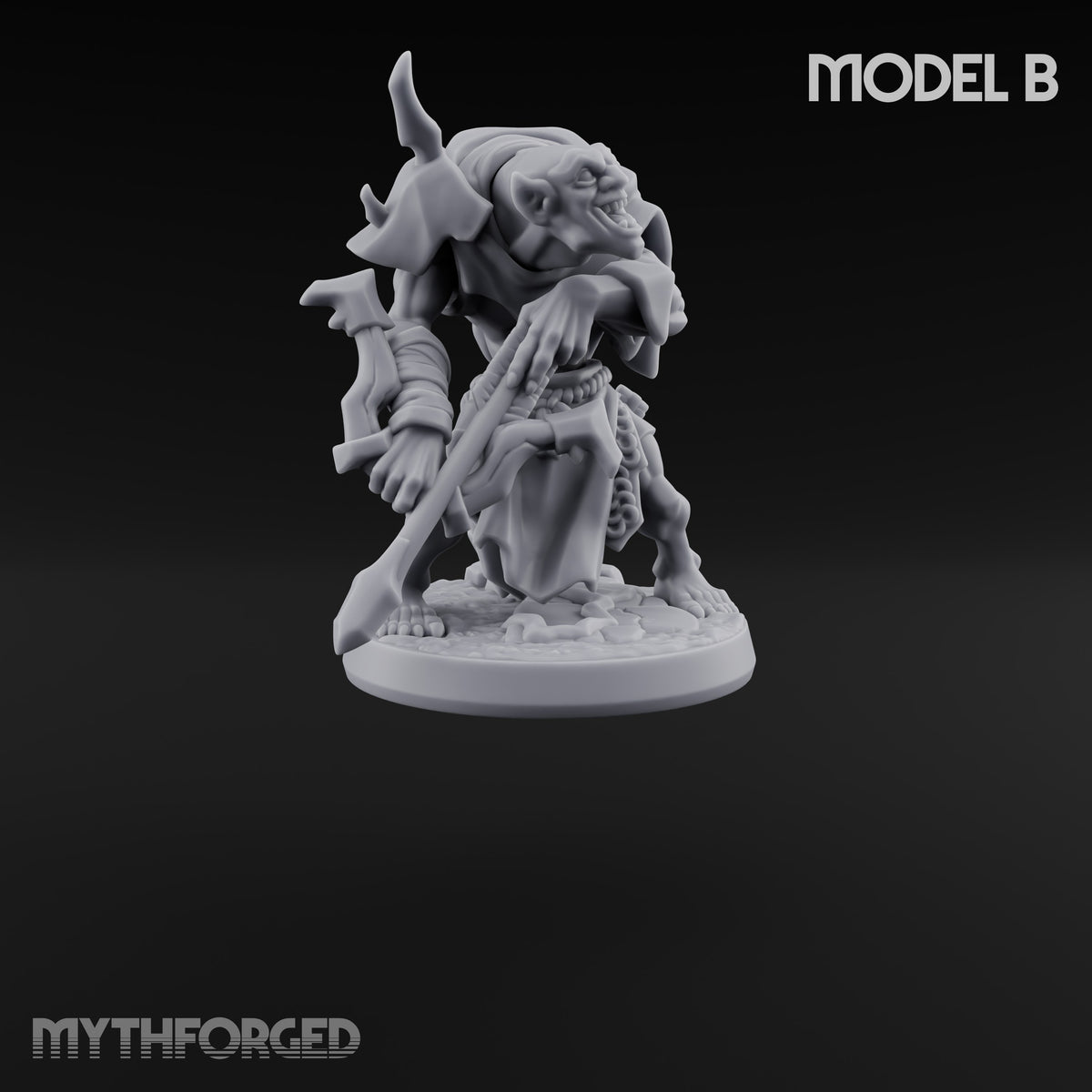 Volley Before Breakfast Goblin Warrior B — Bald