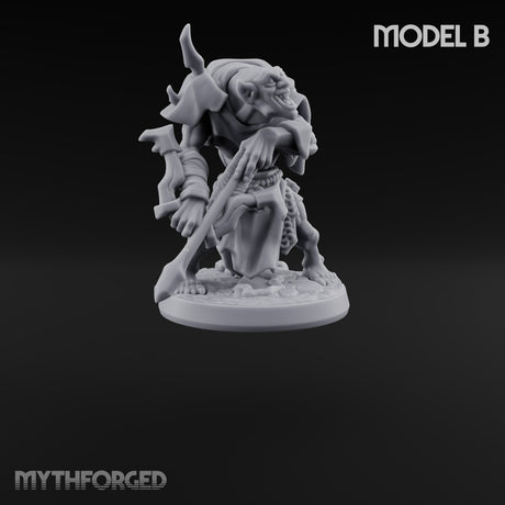Volley Before Breakfast Goblin Warrior B — Bald