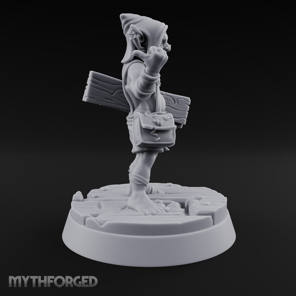 Plank Hauling Gang Orc and Goblin Carpenters — B