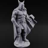 Cape Billowing God Of Thunder Miniature for Dungeons and Dragons, Pathfinder or other TTRPGs
