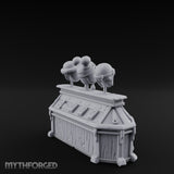 Goggle-Stocked Plank-Built Climbing Shop Display Counter Miniature for Dungeons and Dragons, Pathfinder or other TTRPGs