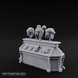 Goggle-Stocked Plank-Built Climbing Shop Display Counter Miniature for Dungeons and Dragons, Pathfinder or other TTRPGs