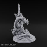 Receives Guests Unhurried Lich Hooded Skull-Robed Sorcerer