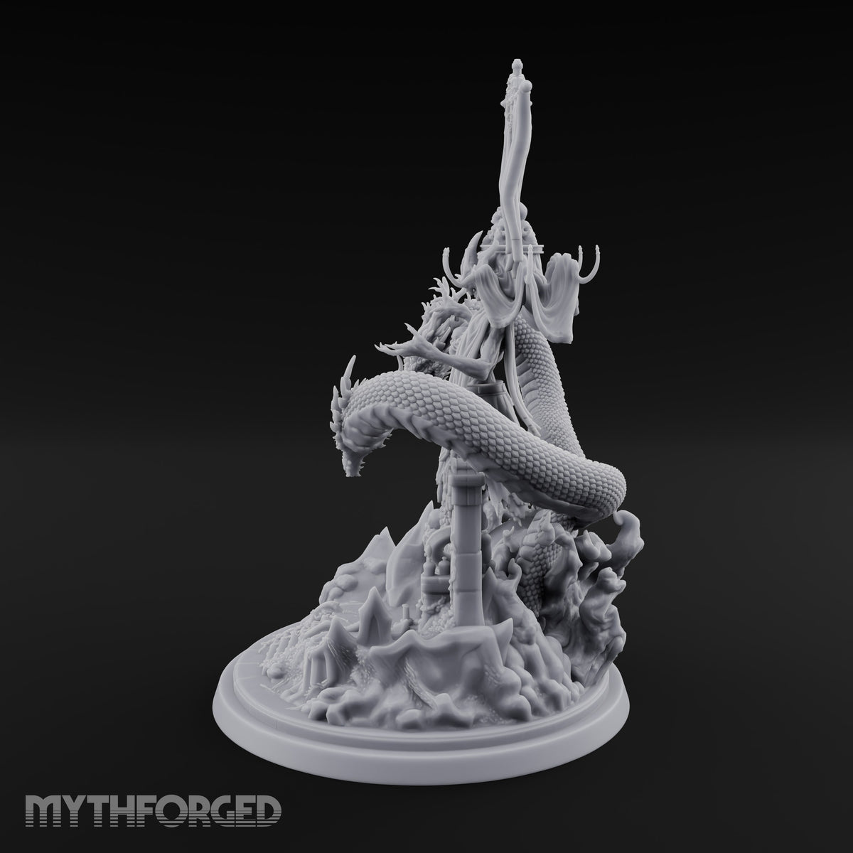 Receives Guests Unhurried Lich Hooded Skull-Robed Sorcerer