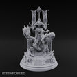 Receives Guests Unhurried Lich Hooded Skull-Robed Sorcerer