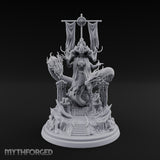 Receives Guests Unhurried Lich Hooded Skull-Robed Sorcerer