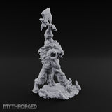 Breaks the Ground First Goristro Fiend with Raised Axe