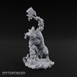 Breaks the Ground First Goristro Fiend with Raised Axe