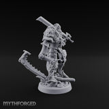 Traded an Arm for an Edge Human Bearded Warrior with Mechanical Blade Arm and Greatsword