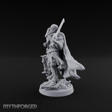 Traded an Arm for an Edge Human Bearded Warrior with Mechanical Blade Arm and Greatsword