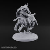Thundering Into Battle Beastman Gorthek Rider A — With