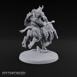 Thundering Into Battle Beastman Gorthek Rider A — Without