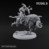 Thundering Into Battle Beastman Gorthek Riders — B · Without