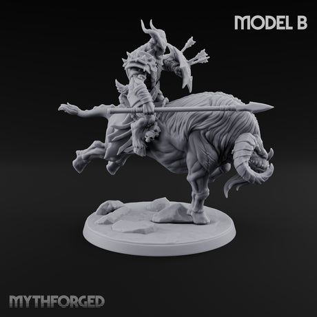 Thundering Into Battle Beastman Gorthek Riders — B · Without