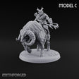 Thundering Into Battle Beastman Gorthek Rider C — With