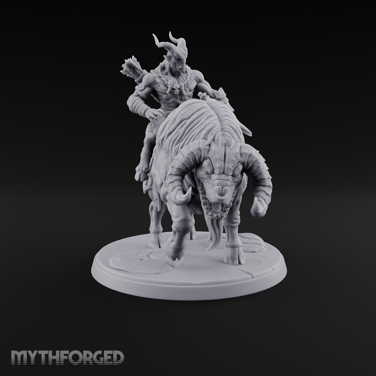 Thundering Into Battle Beastman Gorthek Riders — C · Without