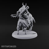 Thundering Into Battle Beastman Gorthek Rider C — Without