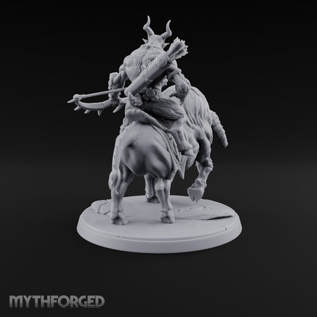Thundering Into Battle Beastman Gorthek Rider C — Without